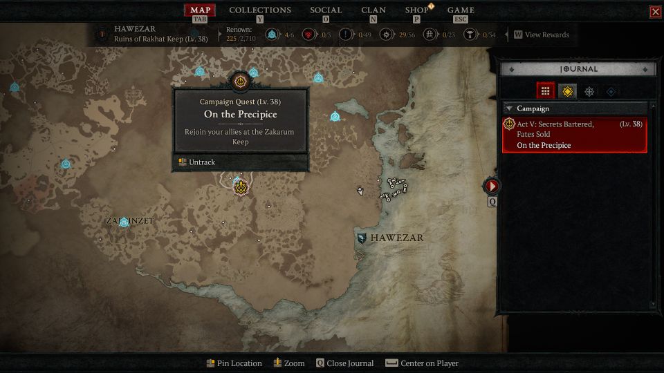 Diablo 4: On The Precipice Quest Walkthrough