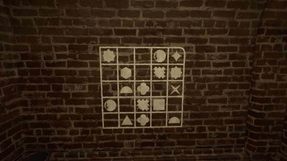 Escape Memoirs: Questionable Side Stories - how to solve shape puzzle on wall