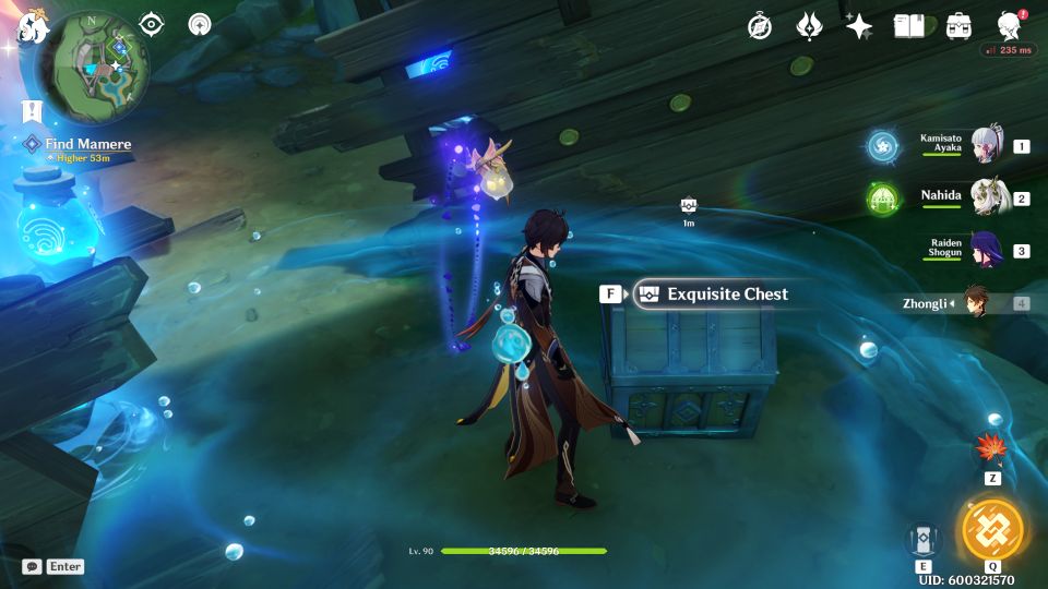 Genshin Impact: Water Volume Detection Crystals - how to fill them