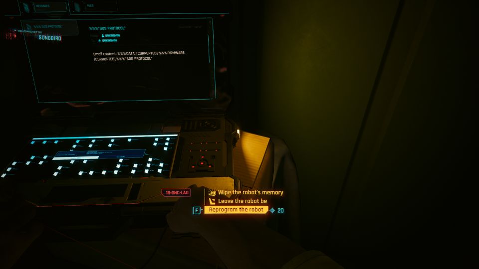 Cyberpunk 2077: 1R-ONC-LAD guide - location 5