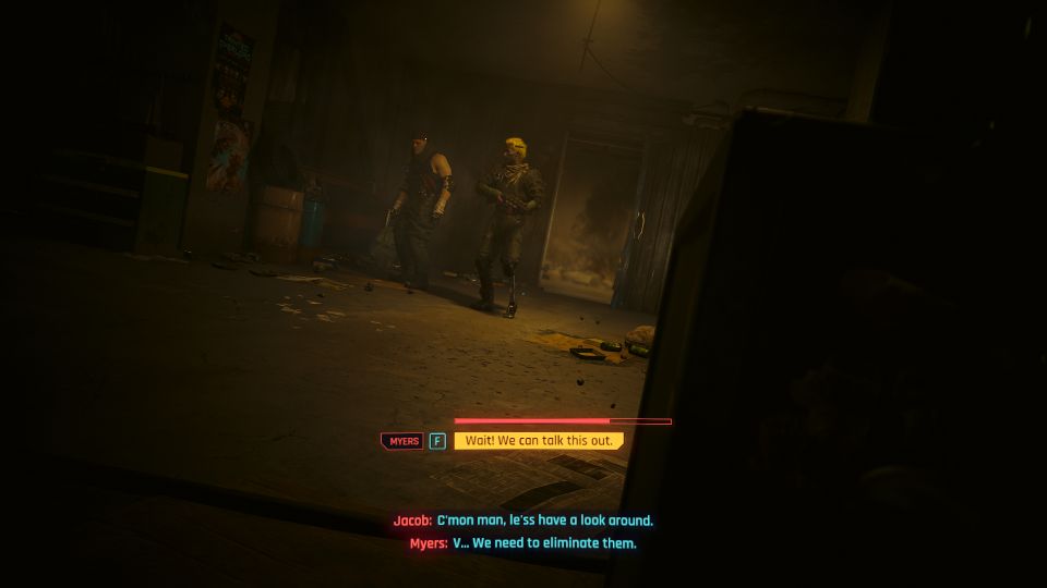Cyberpunk 2077: Lucretia My Reflection kill the intruders or spare them