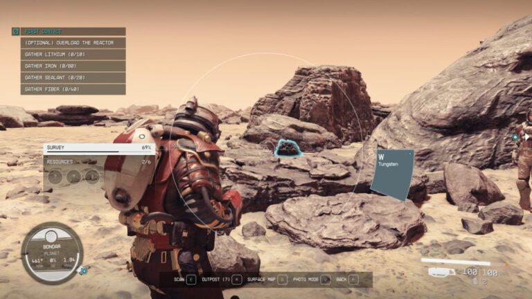Starfield: How To Find Tungsten (Location)