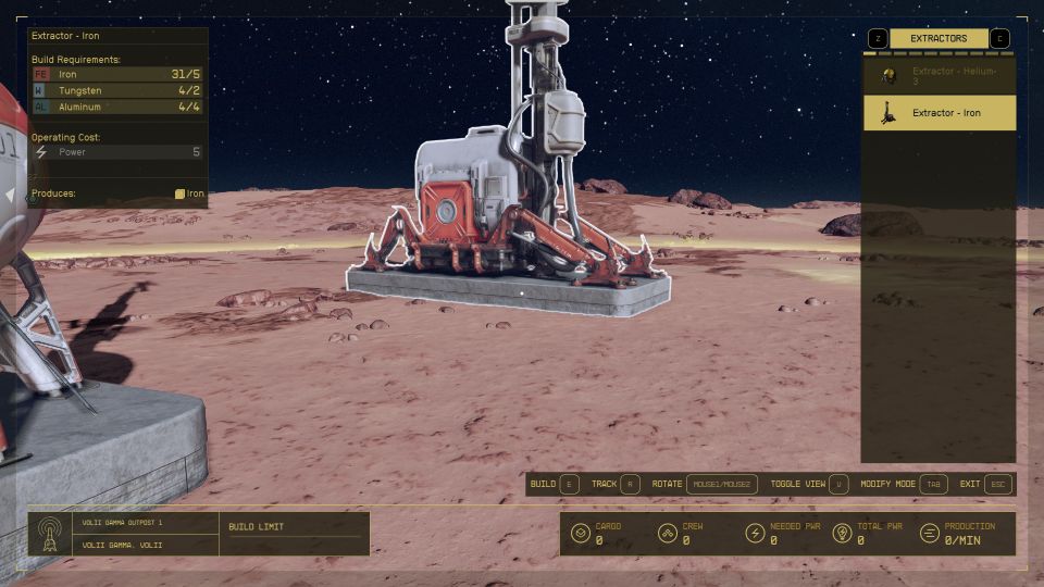 Starfield: how to get iron