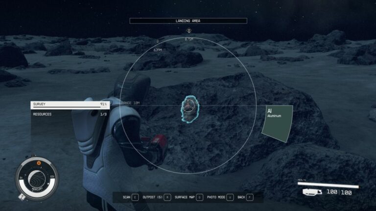 Starfield: aluminum location