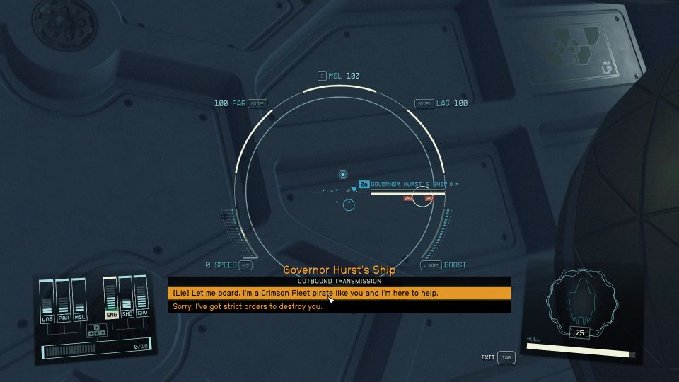 Starfield: Red Tape Runaround bribe hurst or not