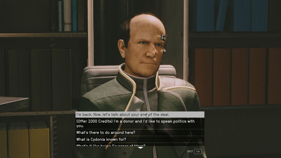 Starfield: Red Tape Runaround bribe hurst