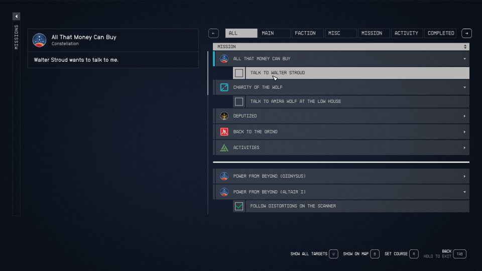Starfield: All That Money Can Buy Walkthrough & Guide