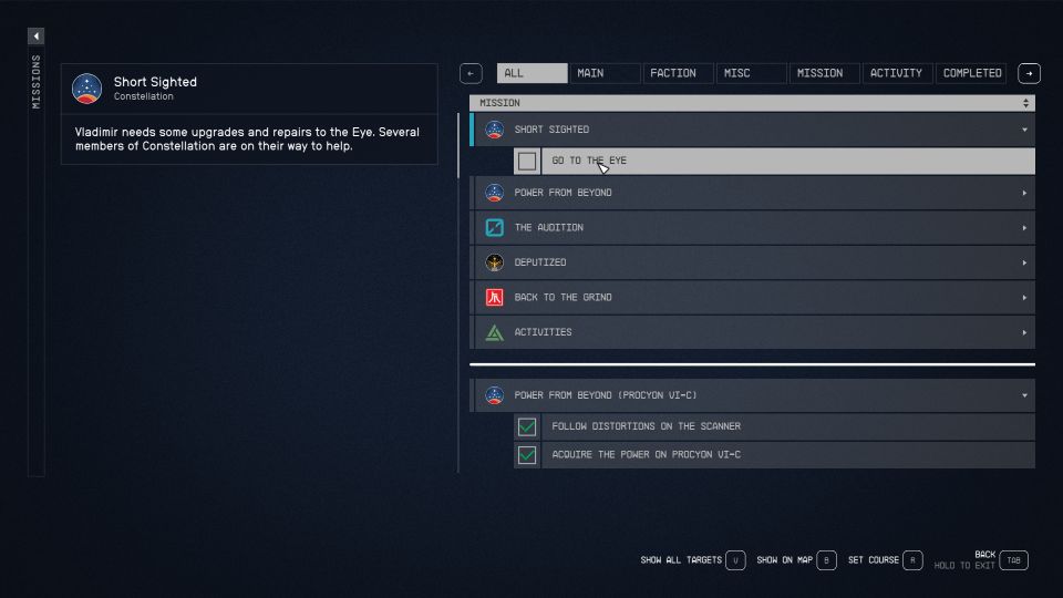 Starfield: Short Sighted Mission Walkthrough & Guide