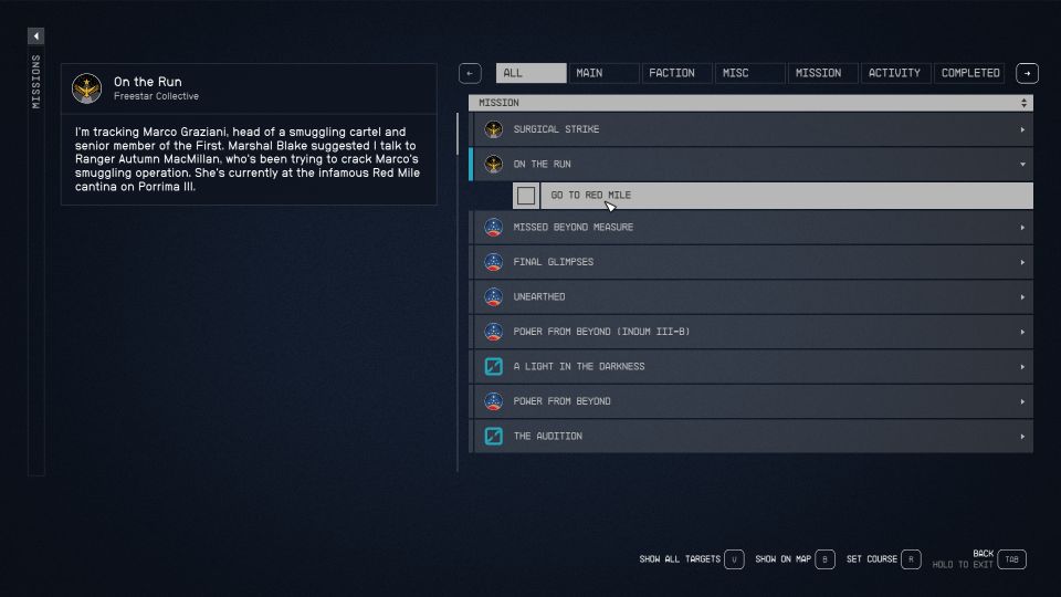 Starfield: On The Run Walkthrough & Guide