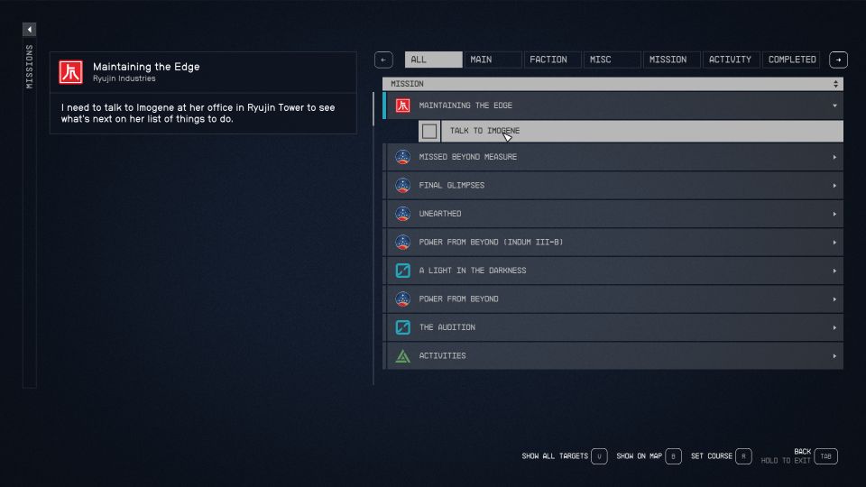 Starfield: Maintaining The Edge Walkthrough & Guide