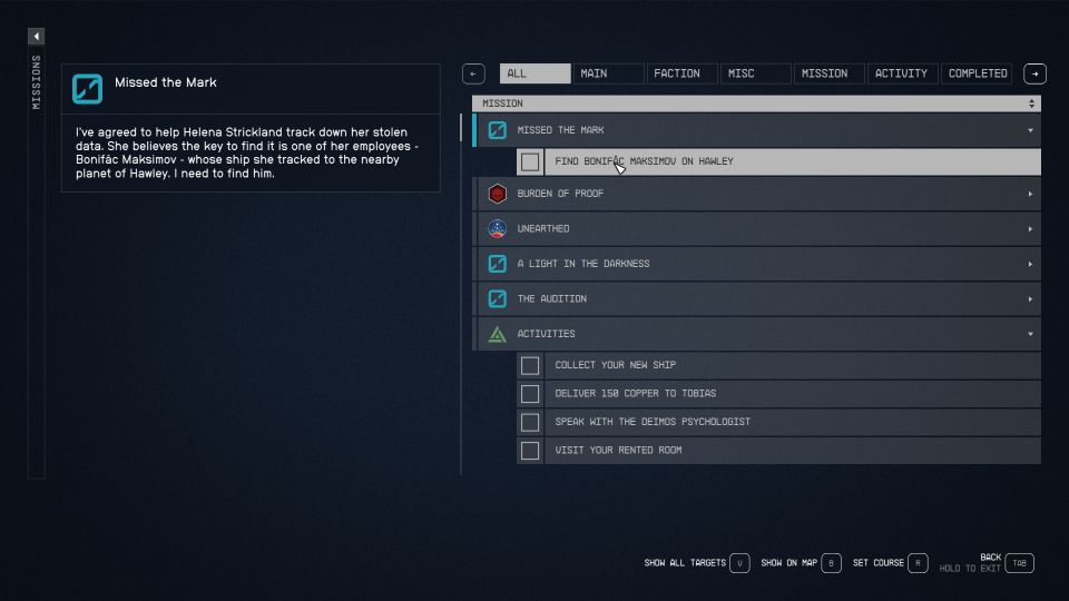 Starfield: Missed The Mark Walkthrough & Guide