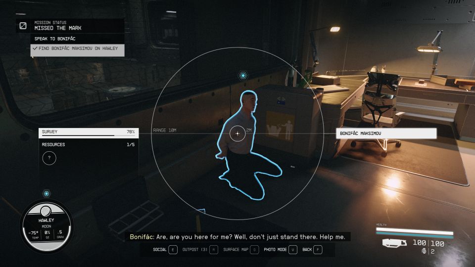 Starfield: Missed The Mark Walkthrough
