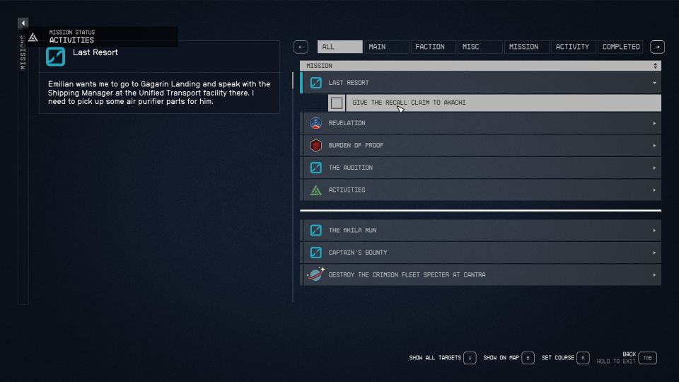 Starfield: Last Resort Walkthrough