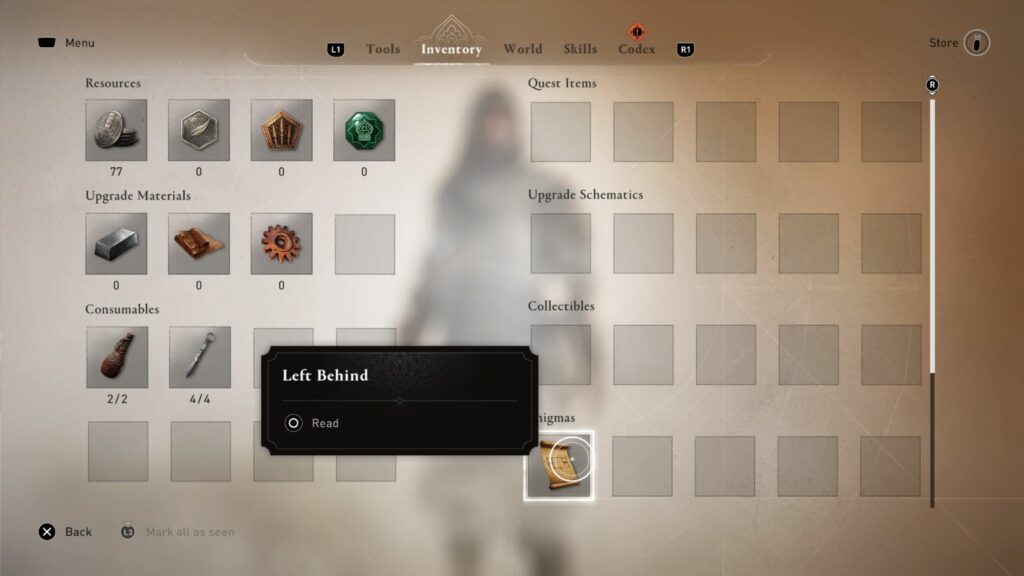 Assassin's Creed Mirage: Left Behind Enigma Guide