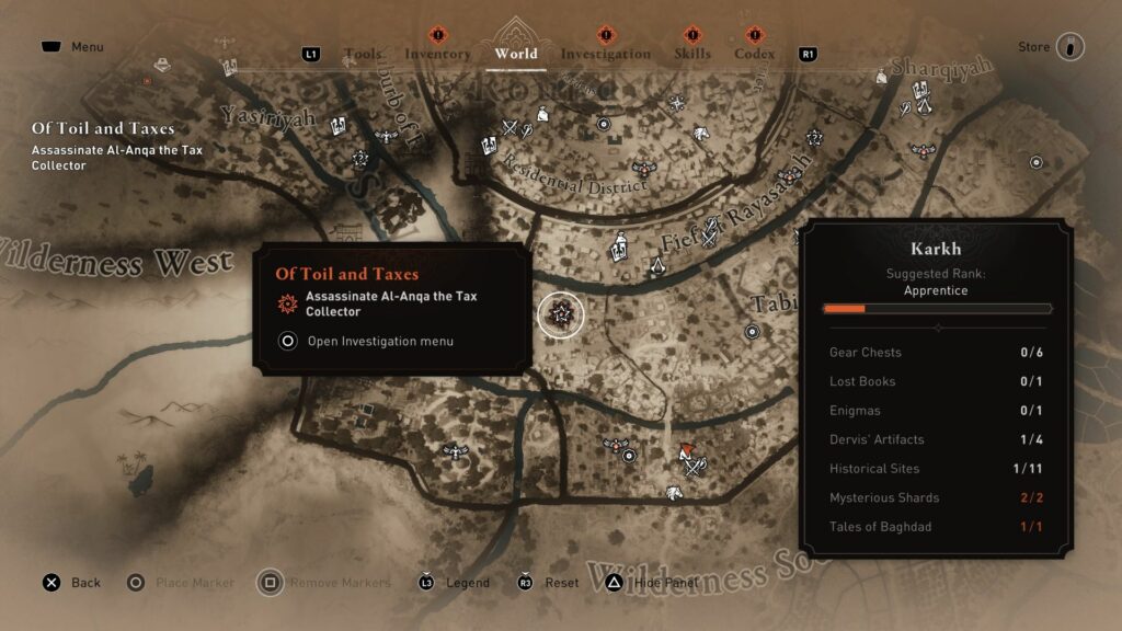 AC Mirage: Of Toil And Taxes quest Walkthrough & Guide