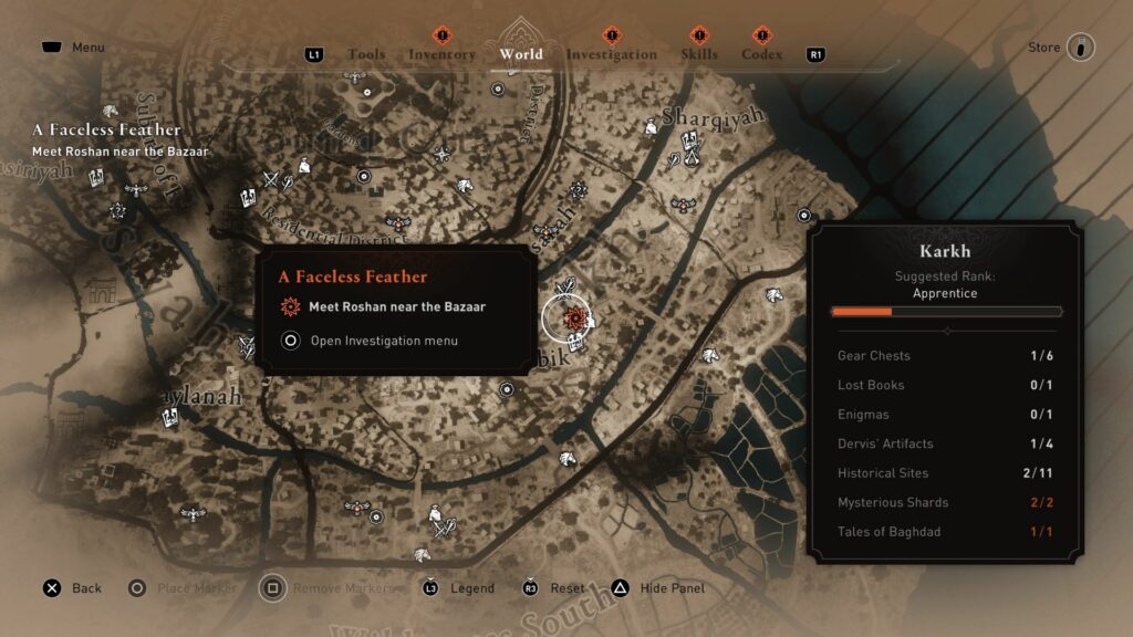 Assassin's Creed Mirage: A Faceless Feather guide
