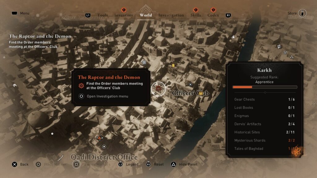 AC Mirage: The Raptor And The Demon Walkthrough
