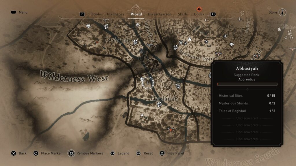 AC Mirage: Mysterious Shards Location In Abbasiyah
