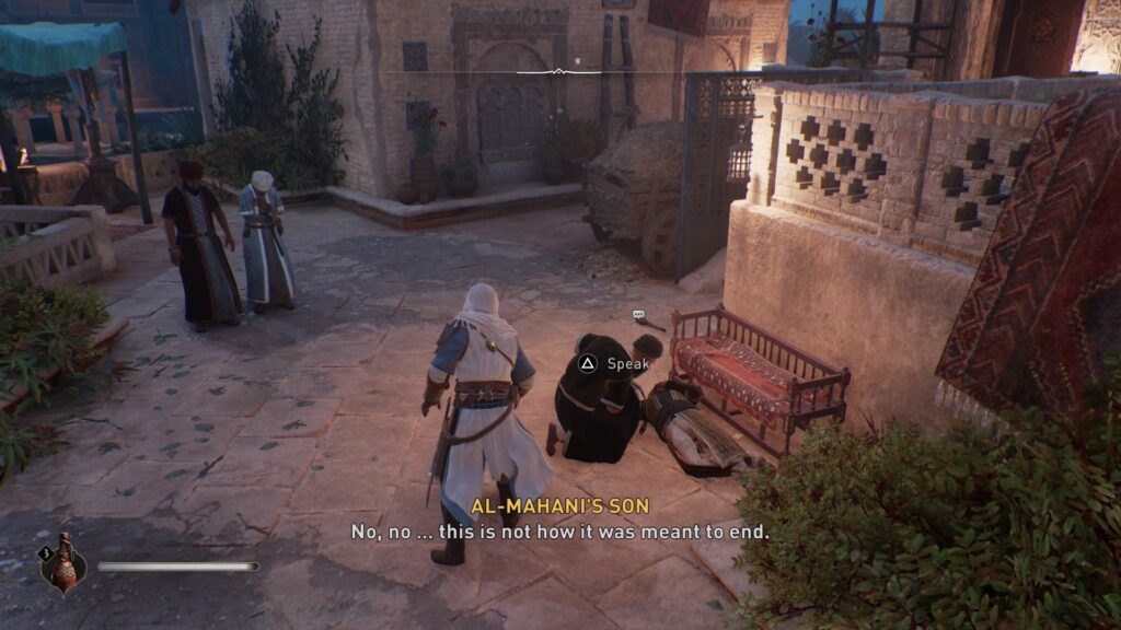 Assassin's Creed Mirage: A Life's Work - how to get behind the barred door