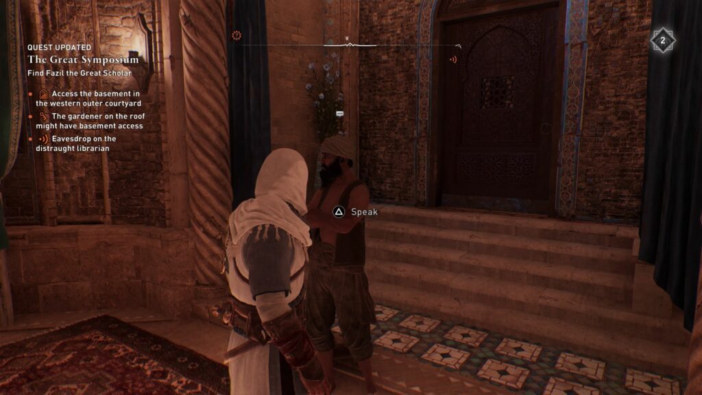 Assassin's Creed Mirage: The Great Symposium tips