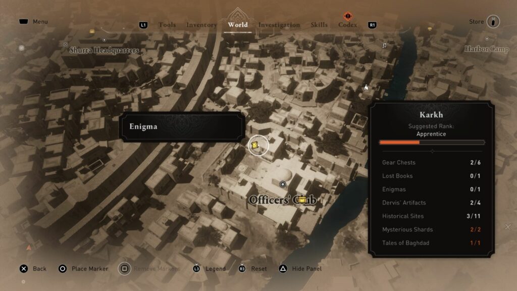 AC Mirage: Solve This Problem Quickly For Me Location