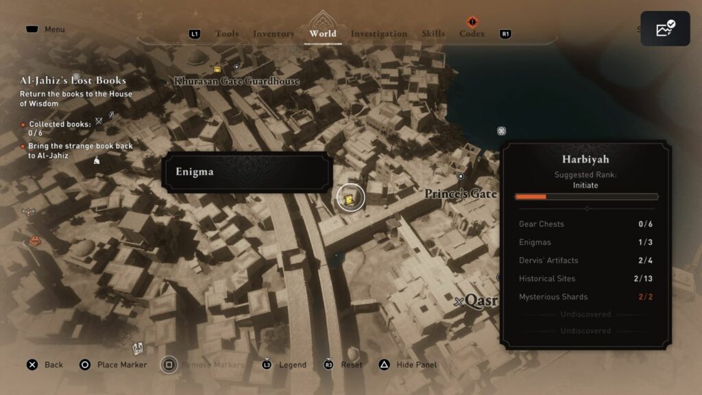 AC Mirage: A Holy Hoard Enigma Location