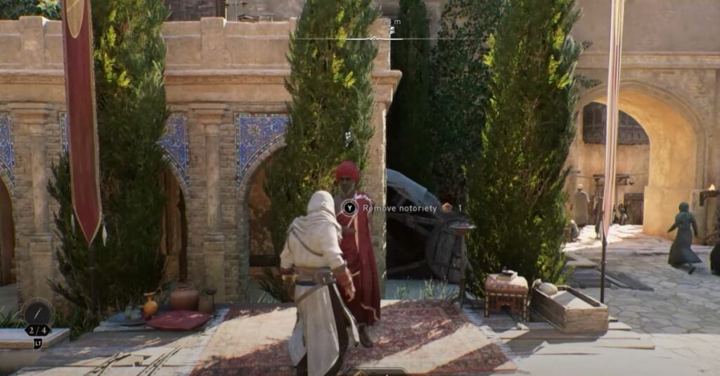 assassins creed mirage - notoriety and how to get rid of it