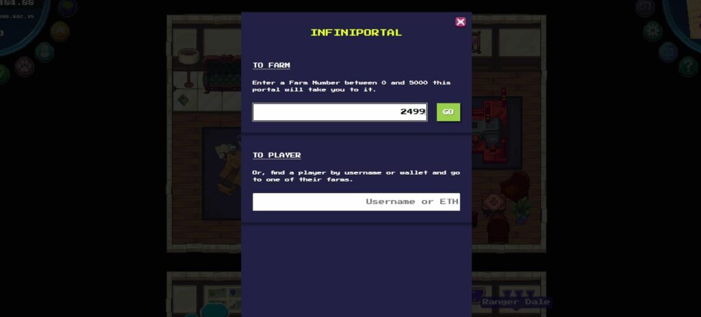 pixels - how to visit land by number