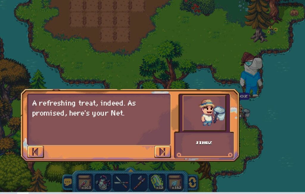 fishing net pixels