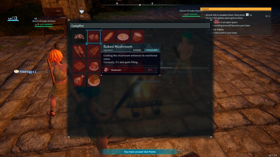 Palworld: How To Make Food